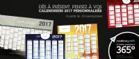 Votre calendrier 2017, 5 modèles au choix. Du 7 novembre au 19 décembre 2016 à Guéméné-sur-Scorff. Morbihan. 